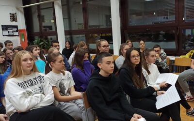 Videokonferencija s učenicima iz OŠ Vladimira Nazora u Škabrnji